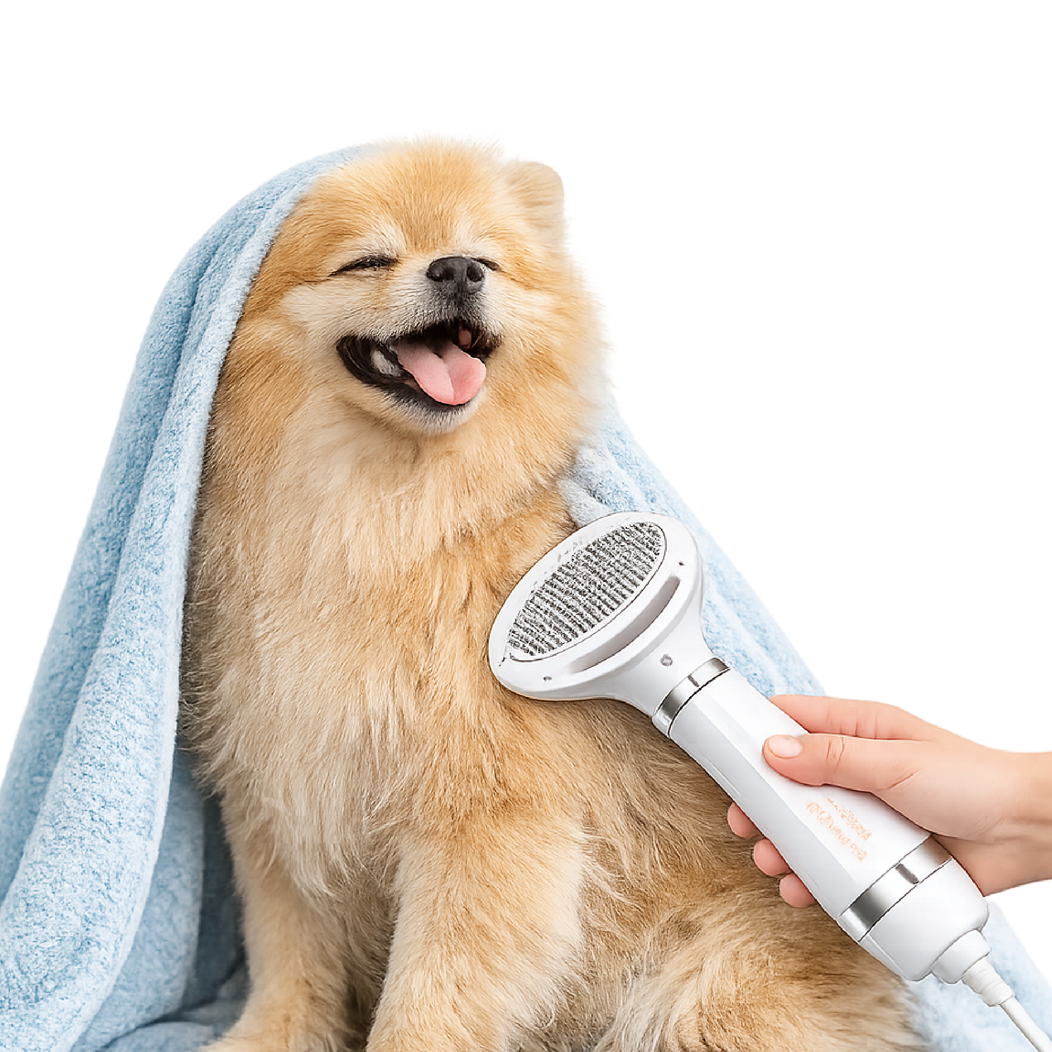 Secador para mascotas 2 en 1 con extractor de pelo